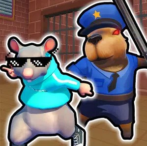 Obby Escape: Prison Rat Dance